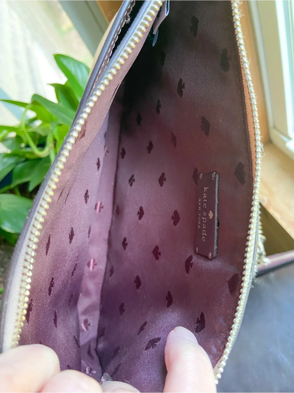 Kate Spade Shimmy Triple 3-in-1 Crossbody Bag Set Rose Gold Glitter NWOT